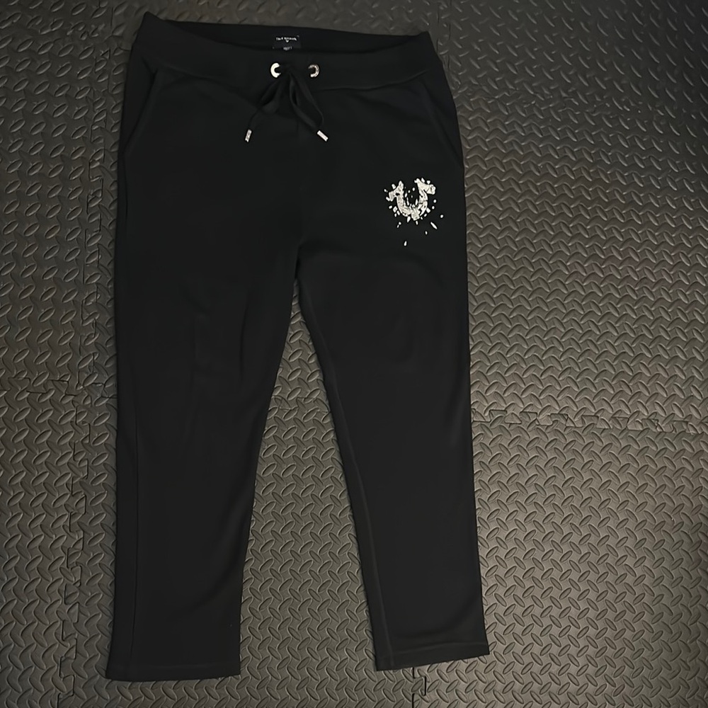 True Religion Black Joggers